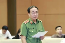 Le général de corps d'armée Tran Quoc To, membre du Comité central du Parti et secrétaire adjoint du Comité central du Parti de la Sécurité publique. Photo : VNA.