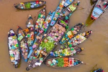 Le delta du Mékong est l'une des expériences particulièrement intéressantes en arrivant dans le Sud du Vietnam. Photo : sggp.org.vn