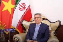 L’ambassadeur d’Iran, Ali Akbar Nazari. Photo : VTC.