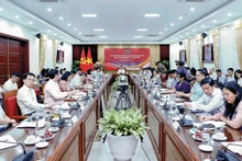 Vue générale de la Conférence sur le déploiement de la diplomatie culturelle de 2024 au service du développement socio-économique du Vietnam, tenue à Hanoi. Photo : baoquocte.vn
