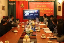 Le séminaire sur le thème « Les sentiments du Président Hô Chi Minh envers des Vietnamiens d'outre-mer et des intellectuels à l'étranger ». Photo : thoidai.com.vn