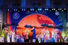 Festival de chansons et de danses folkloriques de Hanoï de 2022. Photo: Journal laodong