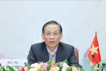 Le chef de la Commission des relations extérieures du Comité central du Parti, Lê Hoài Trung. Photo : VNA