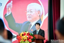 Le général d’armée Luong Cuong, membre du Bureau Politique et Permanent du Secrétariat du CC du PCV. Photo : nhandan.vn