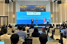 Un colloque sur la transition énergétique a été organisé le 20 septembre à Hanoï par l’Ambassade d’Allemagne au Vietnam. Photo : Linh Vi.
