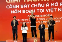 La délégation vietnamienne occupe la première place du podium avec un total de 37 médailles d'or, 36 d'argent et 33 de bronze. Photo : VNA.