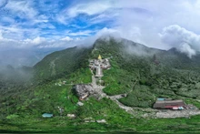 L'image numérisée en 3D de la zone d'An Ky Sinh à Yên Tu. Photo: baoquangninh.vn