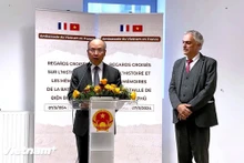 L'ambassadeur Dinh Toàn Thang s'exprime lors de l'événement. Photo : VOV.