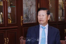 L’ancien membre du Politburo et ancien vice-Premier ministre lao Somsavat Lengsavad. Photo: VNA