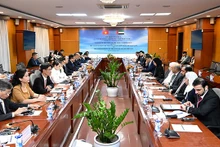 La vue générale du 5e réunion du Comité intergouvernemental Vietnam - Émirats arabes unis (EAU). Photo: moit.gov.vn