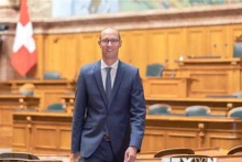 Le président du Conseil national suisse, Martin Candinas. Photo : VNA.