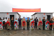 Une délégation interministérielle relative à la participation du Vietnam aux activités de maintien de la paix de l'ONU, a été conduite par le lieutenant-général Pham Truong Son. Photo : phunuvietnam.vn