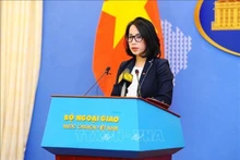 La porte-parole adjointe du ministère vietnamien des Affaires étrangères, Pham Thu Hang. Photo d'archives : VNA.