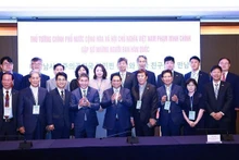 Le Premier ministre Pham Minh Chinh rencontre des amis sud-coréens à Séoul. Photo : VNA.