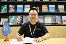 Le responsable du programme national sur le VIH, les drogues et les prisons, du bureau de l'ONUDC au Vietnam, Nguyên Thanh Cuong. Photo : VGP.