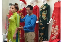 La couture de Trach Xa dans la commune de Hoa Lâm, district d’Ung Hoa, en banlieue de la capitale Hanoi. Photo : hanoimoi.vn