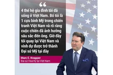 L'ambassadeur américain Marc Knapper a envoyé un message sur l'importance du Vietnam pour les États-Unis, des solutions pour approfondir davantage les relations diplomatiques, en particulier en 2023, l'année qui marquera une décennie de partenariat intégral. Photo : baoquocte.vn