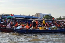 Le marché flottant de Cai Rang. Photo : Toquoc.vn
