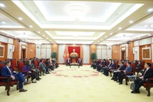 La rencontre entre To Lam et une délégation d'entreprises du Conseil des affaires États-Unis-ASEAN. Photo : VNA.