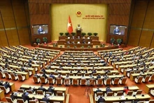 Panorama de la 9ᵉ session extraordinaire de la 15e Assemblée nationale. Photo : VNA.