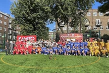 La Coupe « Kamito Cup 2022 » rassemble quatre équipes des Associations vietnamiennes au Royaume-Uni. Photo: Journal Thoidai