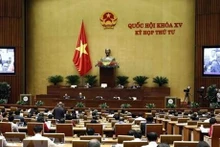 Lors de la 4e session de l’Assemblée nationale vietnamienne. Photo : VNA.