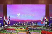 Séance plénière du 43e Sommet de l'ASEAN. Photo : VNA.