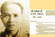 Le Plan sur la culture vietnamienne rédigé en 1943 par le Secrétaire général du Parti, Truong Chinh. Photo : VNA.