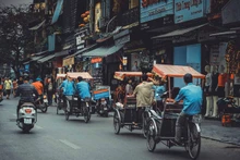 Visite du vieux quartier de Hanoi. Photo : Traveldudes.