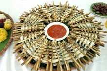 Le poisson grillé de Pác Ngòi. Photo: hanoimoi.vn