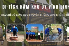 Le site du bunker du Comité du Parti de Vinh Linh. Photo : nhandan.vn