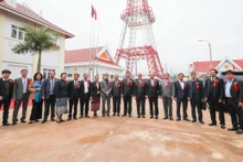 La cérémonie de station de radio-télévision de Xaysomboun. Photo : thoidai.com.vn