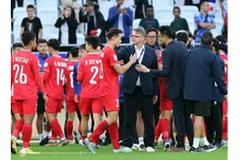 L'équipe vietnamienne a fait des surprises lors d'un match contre l'équipe japonaise. Photo : VFF.