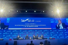 Le ministre vietnamien du Plan et de l'Investissement, Nguyên Chi Dung, au 8e Sommet de la Ceinture et de la Route. Photo : hanoimoi.vn