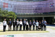 La délégation du FPV visite la zone de technologie Pangyo. Photo : L'Association des hommes d'affaires et d'investissement Vietnam-République de Corée.