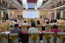 La vue générale du séminaire « Les traités internationaux et les accords de libre-échange (ALE) dans les provinces du Centre et des Hauts Plateaux du Centre ». Photo : nhandan.vn