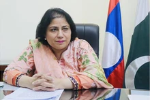  L'ambassadrice extraordinaire et plénipotentiaire du Pakistan au Vietnam, Samina Mehtab. Photo: thoidai.com.vn