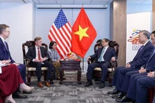 Le Premier ministre vietnamien Pham Minh Chinh (à droite) rencontre le conseiller américain à la sécurité nationale Jake Sullivan. Photo : VNA.