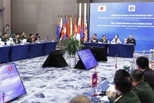 Vue de la conférence, à Hanoi, le 1er mars. Photo : VNA.