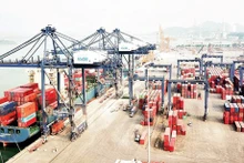 Terminal international de conteneurs de Cai Lan. Photo : nhandan.vn