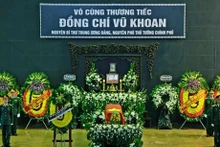 Cérémonie funéraire de Vu Khoan. Photo : tienphong.vn
