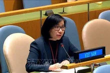 L’ambassadrice Nguyên Phuong Tra, chargée d’affaires p.i de la Mission permanente du Vietnam auprès de l’ONU. Photo: VNA