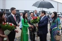 Le Premier ministre Pham Minh Chinh rencontre la communauté vietnamienne au Brésil. Photo : VNA.