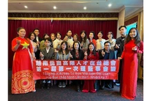 Le congrès de fondation de l'Association des Intellectuels vietnamiens à Taïwan pour le 1er mandat. Photo: baoquocte.vn