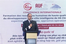 Slim Khalbous, recteur de l'Agence universitaire de la Francophonie (AUF). Photo : VNA.