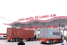 Le port international de Long An. Photo : baodautu.vn