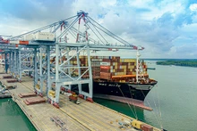 Le port de Cai Mep est classé 7e dans le classement de l'indice d'efficacité. Photo : thoidai.com.vn