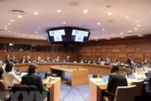 Lors du colloque sur les réalisations et défis dans la mise en œuvre de la Convention des Nations unies sur le droit de la mer de 1982. Photo : VNA.