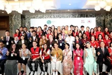 Les délégués au 4e Forum de la jeunesse Asie-Pacifique de la Croix-Rouge et du Croissant-Rouge, à Hanoi, le 20 novembre. Photo : VNA.