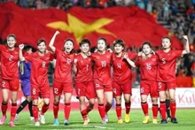 L'équipe féminine de football du Vietnam. Photo : VFF.